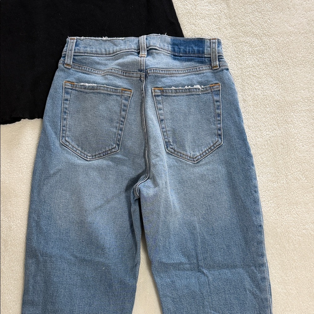Abercrombie & Fitch Ankle Straight Jeans - Picture 7 of 9